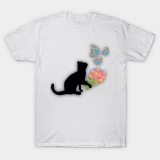 PEACE LOVING CAT T-Shirt